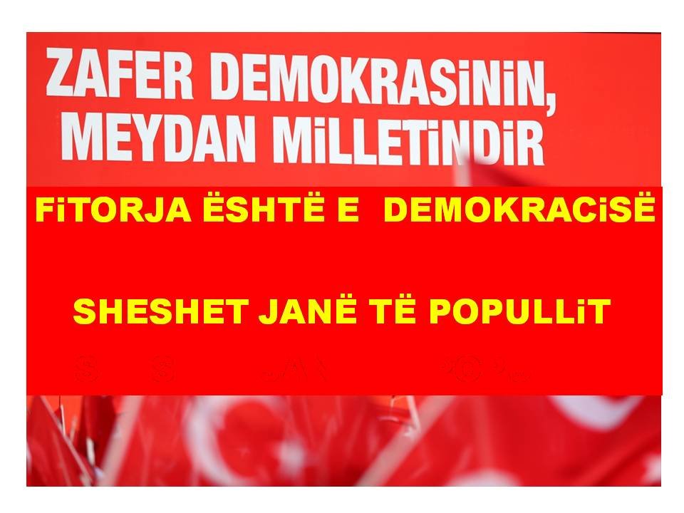 REFERENDUMi: SiSTEMi PRESIDENCiAL i ERDOGAN’iT A DO TA DEMOKRATiZOJË TURQiNË?  ANALiZË Nga Sokol BRAHAJ 15/04/2017