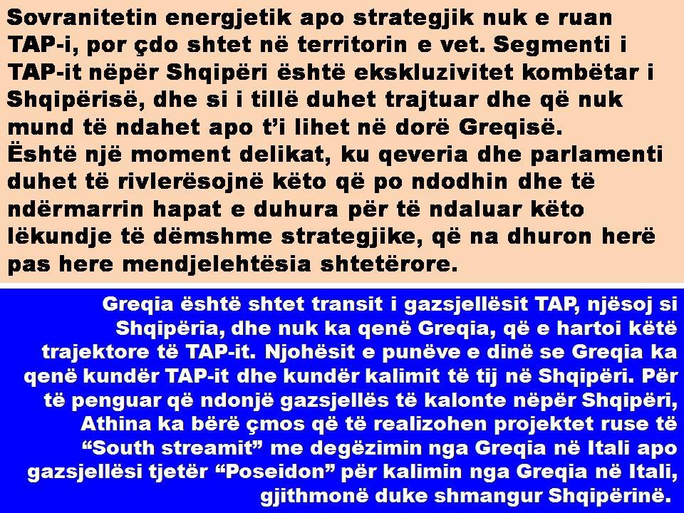 SKANDAL KOMBËTAR: PROJEKTI STRATEGJIK TAP'I I FALET GREQISË