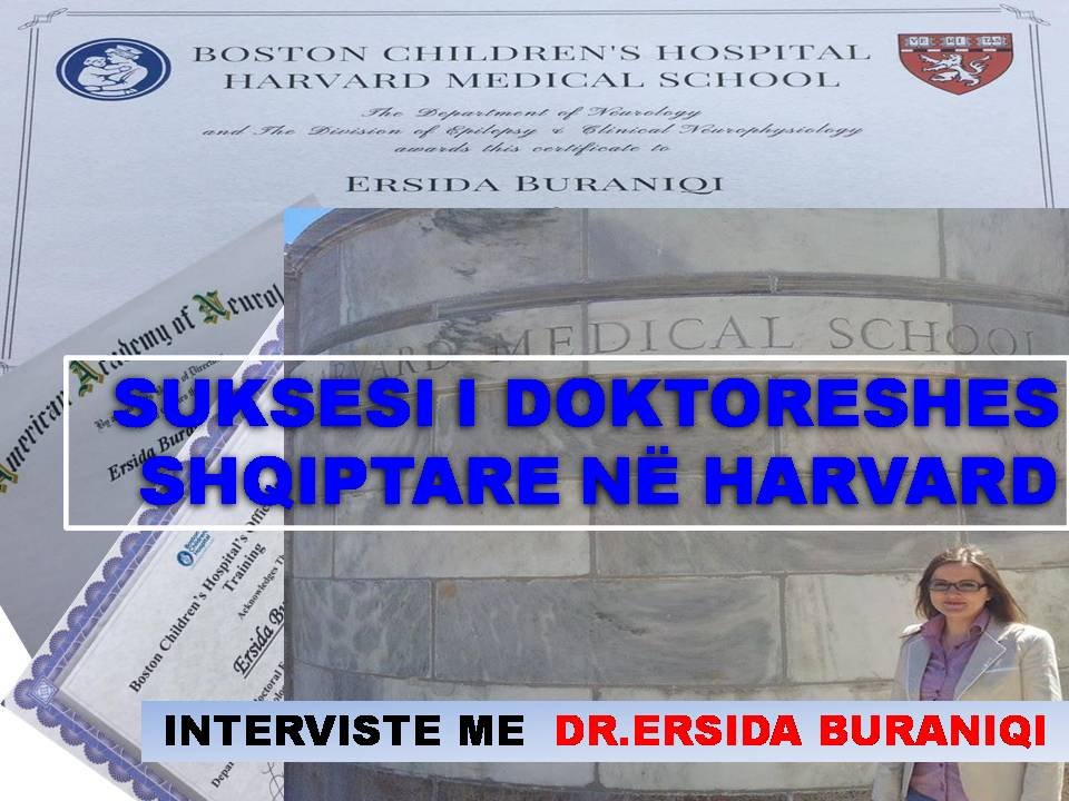 SUKSESI I DOKTORESHES SHQIPTARE NË HARVARD, INTERVISTE ME DR.ERSIDA BURANIQI