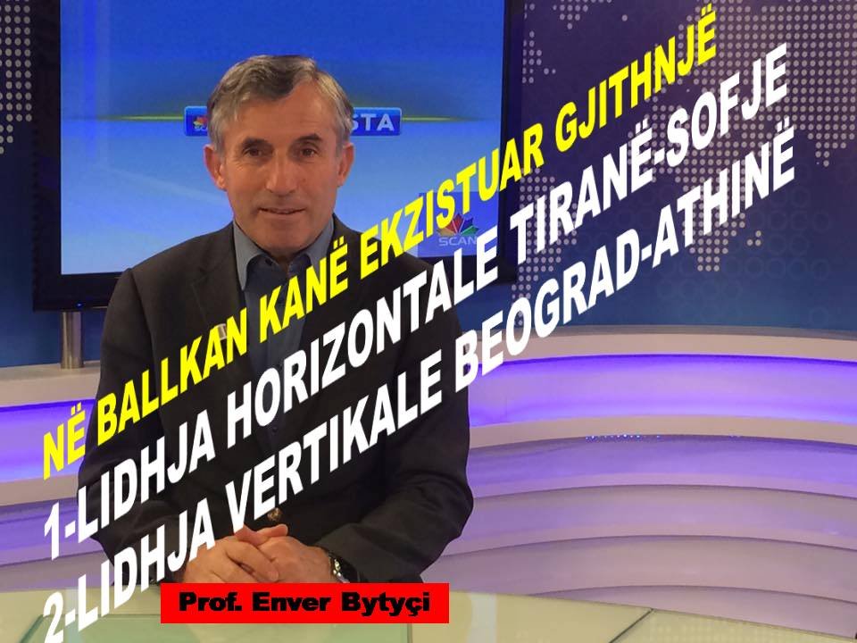 LIDHJET NË BALLKAN: HORIZONTALISHT TIRANË↔SOFJE: VERTIKALISH BEOGRAD↔ATHINË