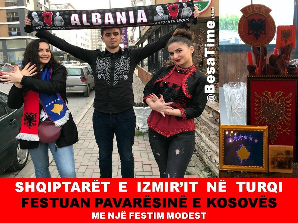 SHQIPTARËT  E  IZMIR’IT  NË  TURQI FESTUAN PAVARËSINË E KOSOVËS ME NJË FESTIM MODEST