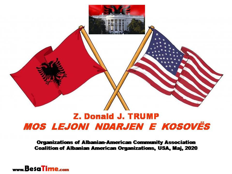 Z. TRUMP MOS LEJONI NDARJEN E KOSOVËS