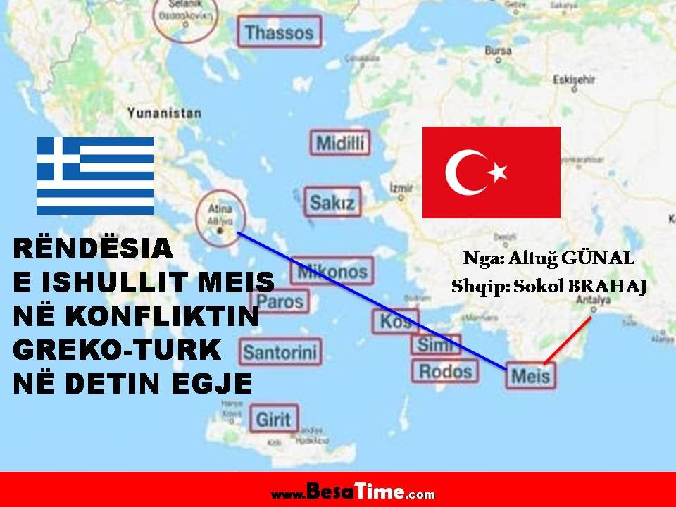 RËNDËSIA E ISHULLIT MEIS NË KONFLIKTIN GREKO-TURK NË DETIN EGJE