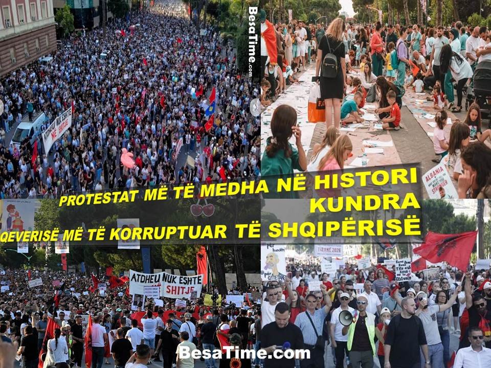 PROTESTAT MË TË MEDHA NË HISTORI KUNDRA QEVERISË MË TË KORRUPTUAR TË SHQIPËRISË